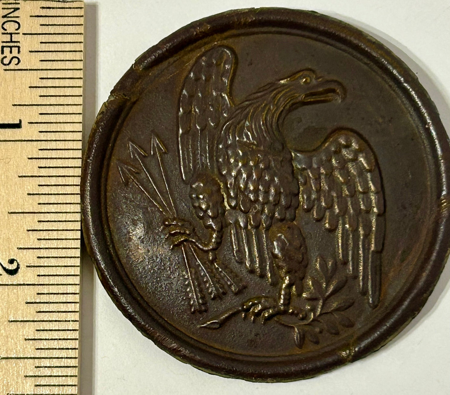 MILITARY BREAST PLATE 1862 PATTERN EAGLE