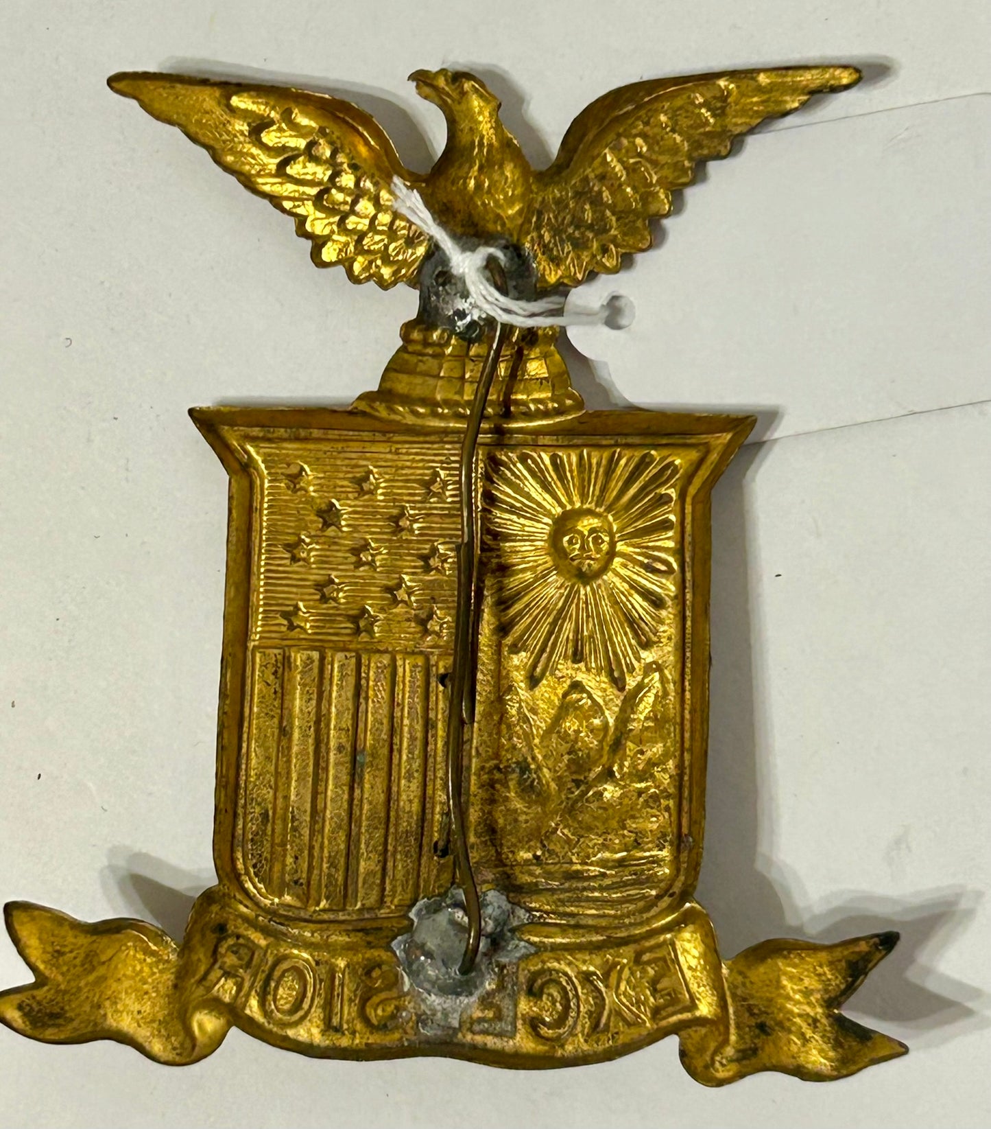 NEW YORK STATE SHAKO HAT BADGE