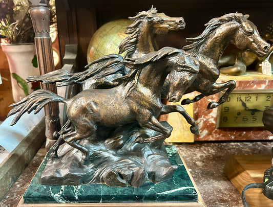 KEN PAYNE BRONZE SCULPTURE "SONS OF PEGAUS" HORSES