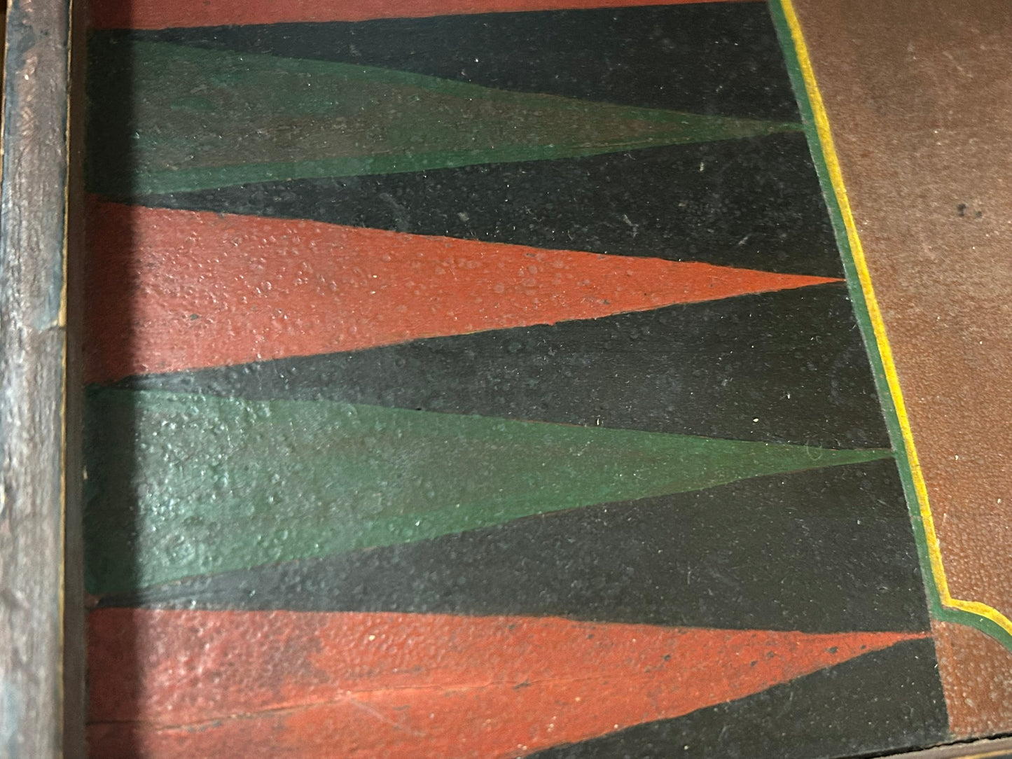 ANTIQUE CHECKERBOARD & BACKGAMMON BOARD BOX COMBO