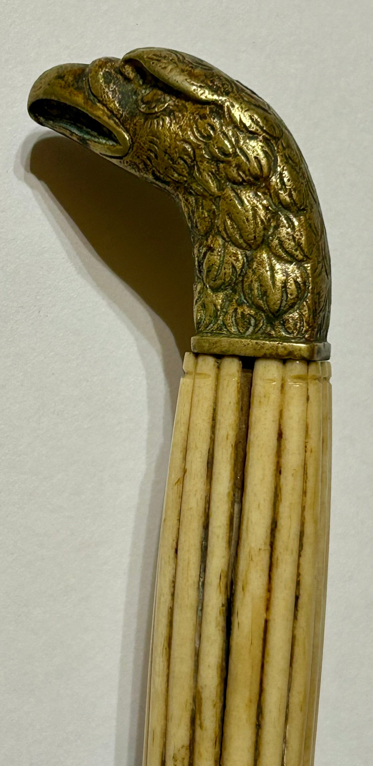 DAGGER MADE FROM SHORTENED 1800'S FANCY HORSTMANN SWORD