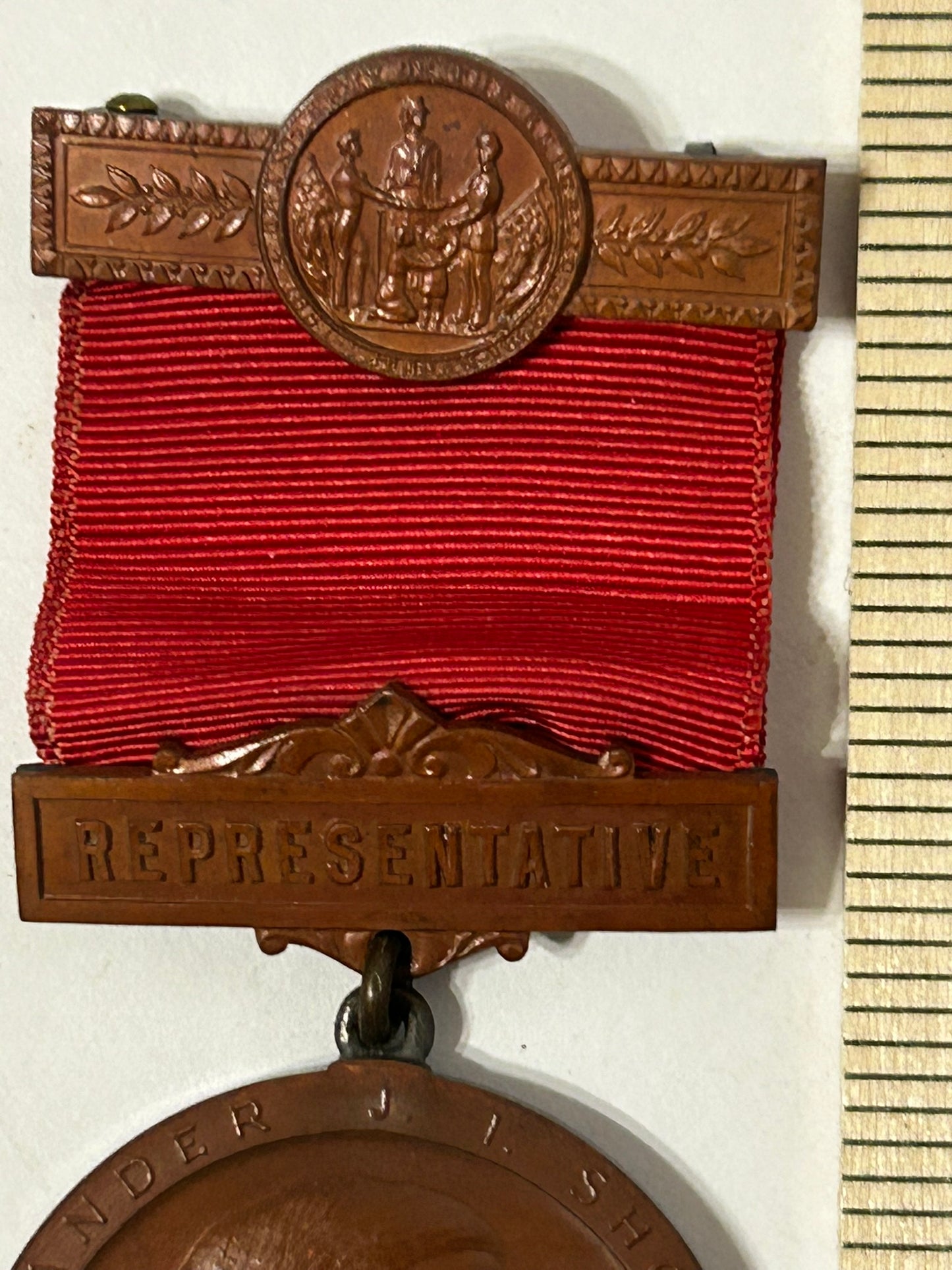 CIVIL WAR VETERAN 1924 PENNSYLVANIA ENCAMPMENT BADGE