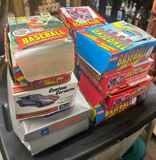 BASEBALL CARDS 1990'S IN ORIGINAL BOXES MOSTLY