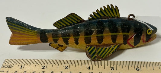 WOODEN ICE FISHING DECOY