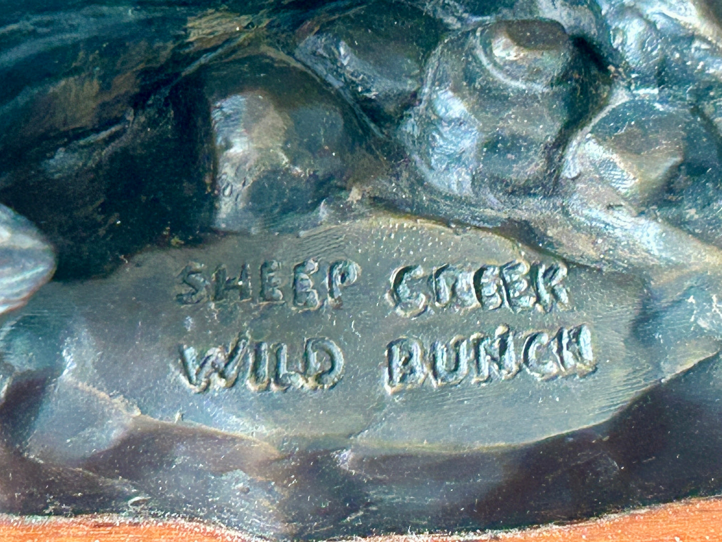 TERRY MURPHY, MONTANA BRONZE ARTIST "SHEEP CREEK WILD BUNCH"