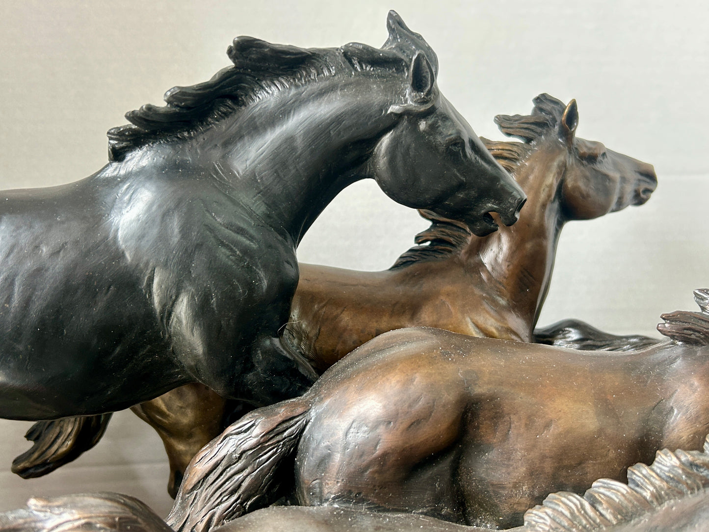 TERRY MURPHY, MONTANA BRONZE ARTIST "SHEEP CREEK WILD BUNCH"