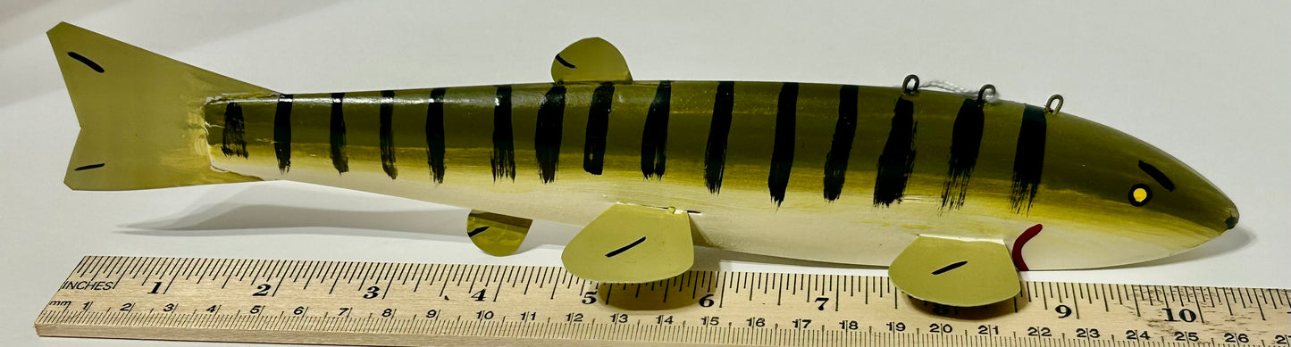 LAWRENCE BETHEL WOOD ICE FISHING DECOY