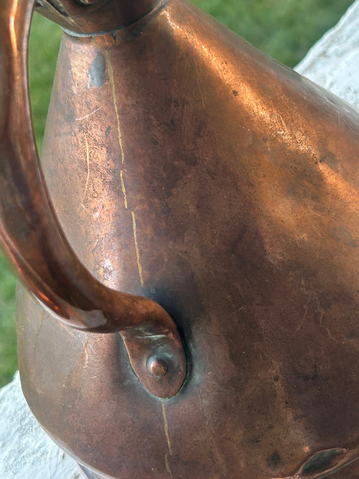 ANTIQUE LATE 1800'S COPPER MEASURES GROUP OF FOUR