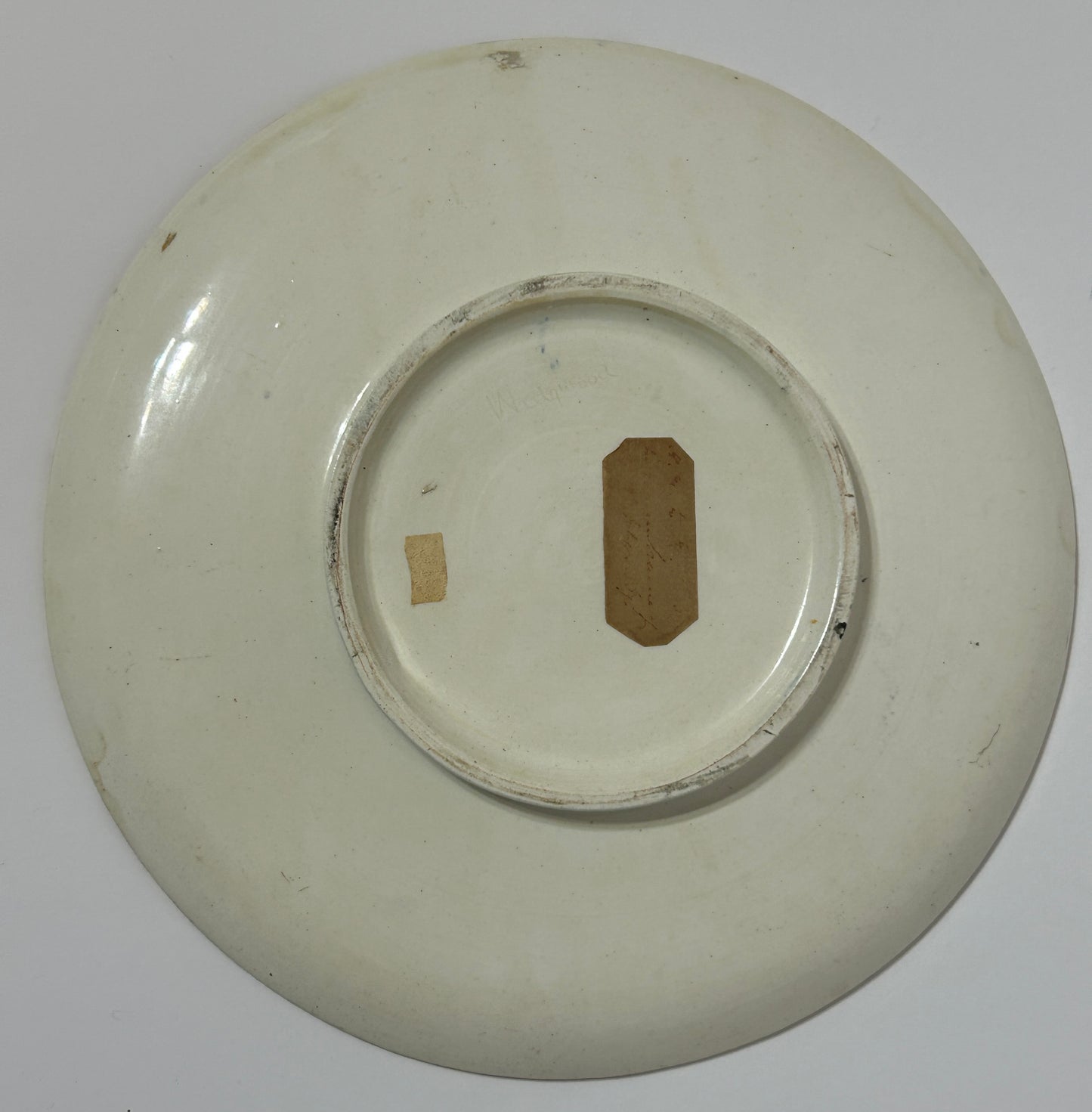 WEDGWOOD EMILE LESSORE DECORATED QUEEN'S WARE CHARGER PLATE