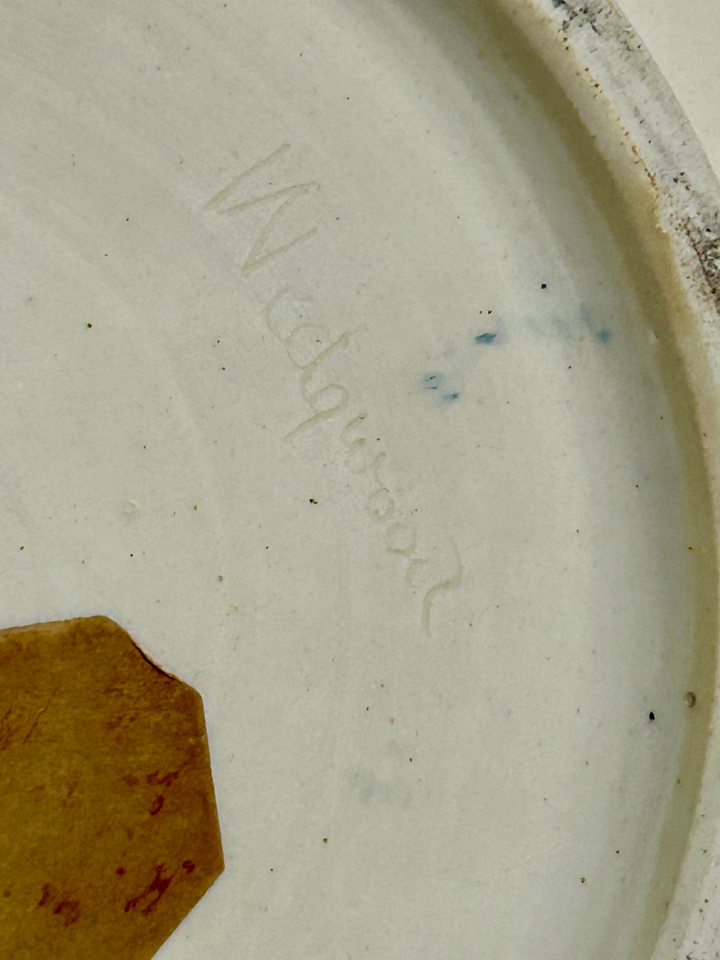 WEDGWOOD EMILE LESSORE DECORATED QUEEN'S WARE CHARGER PLATE