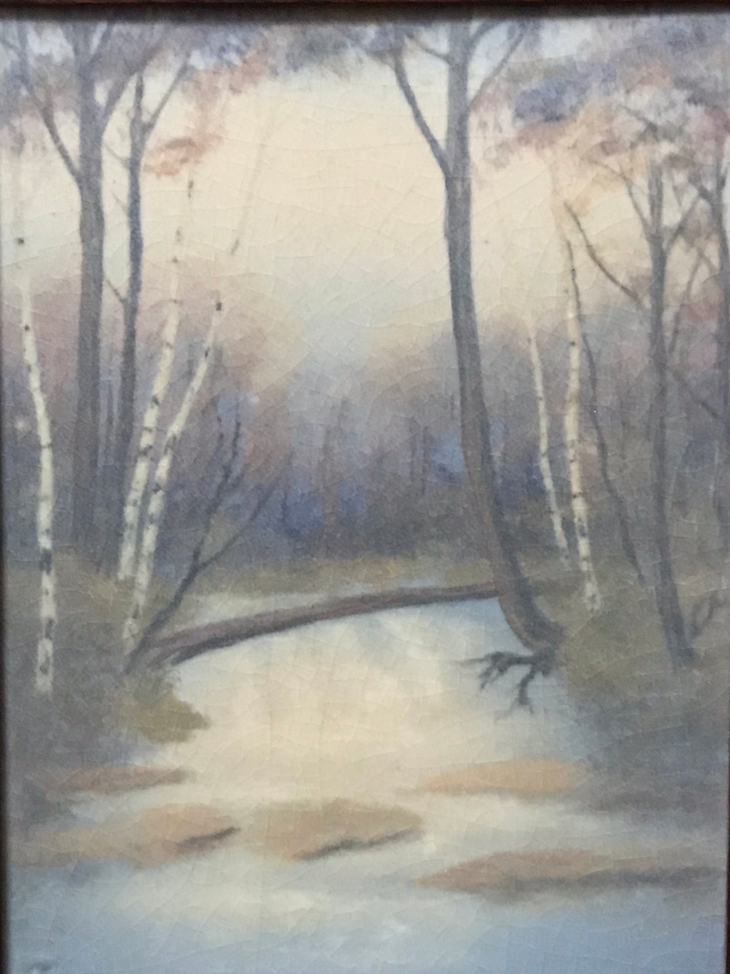 ROOKWOOD POTTERY HURLEY SCENIC PLAQUE