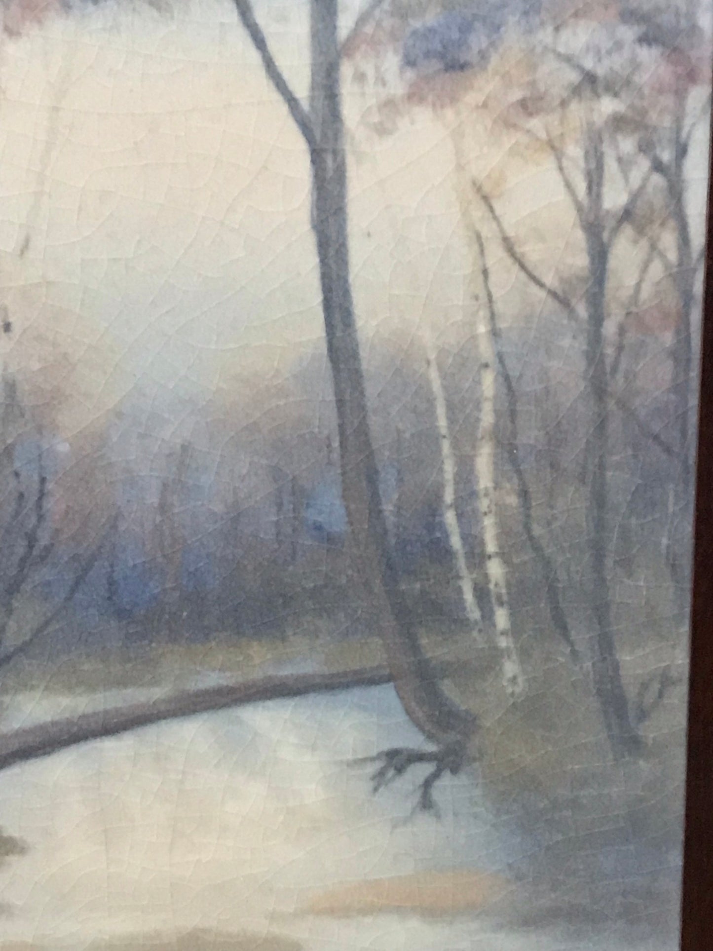 ROOKWOOD POTTERY HURLEY SCENIC PLAQUE