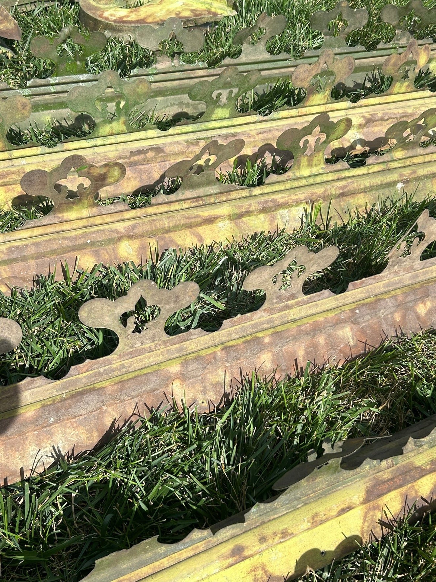 ANTIQUE TIN DECORATIVE ROOF ORNAMENTS