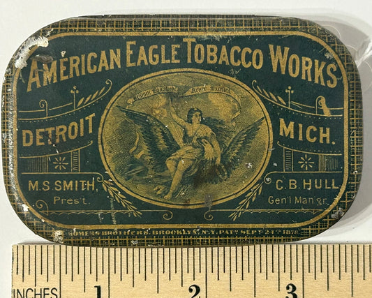 AMERICAN EAGLE TOBACCO WORKS TIN