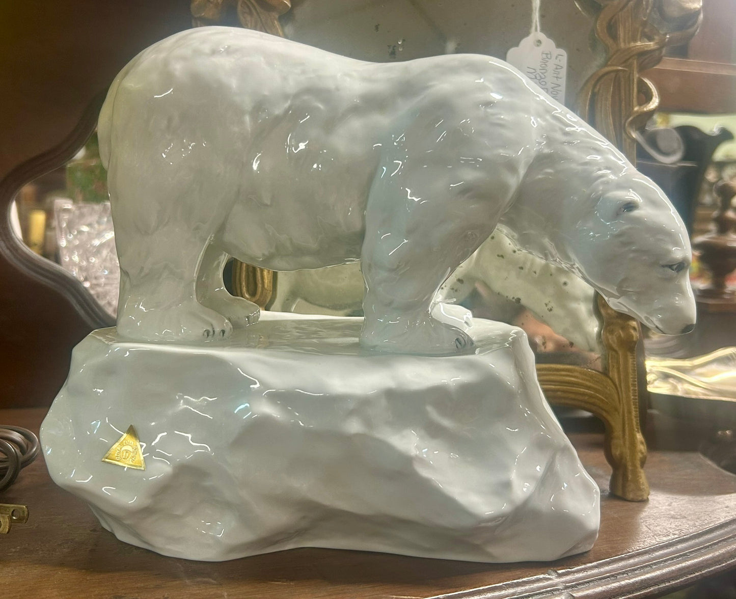 ROYAL DUX POLAR BEAR FIGURINE