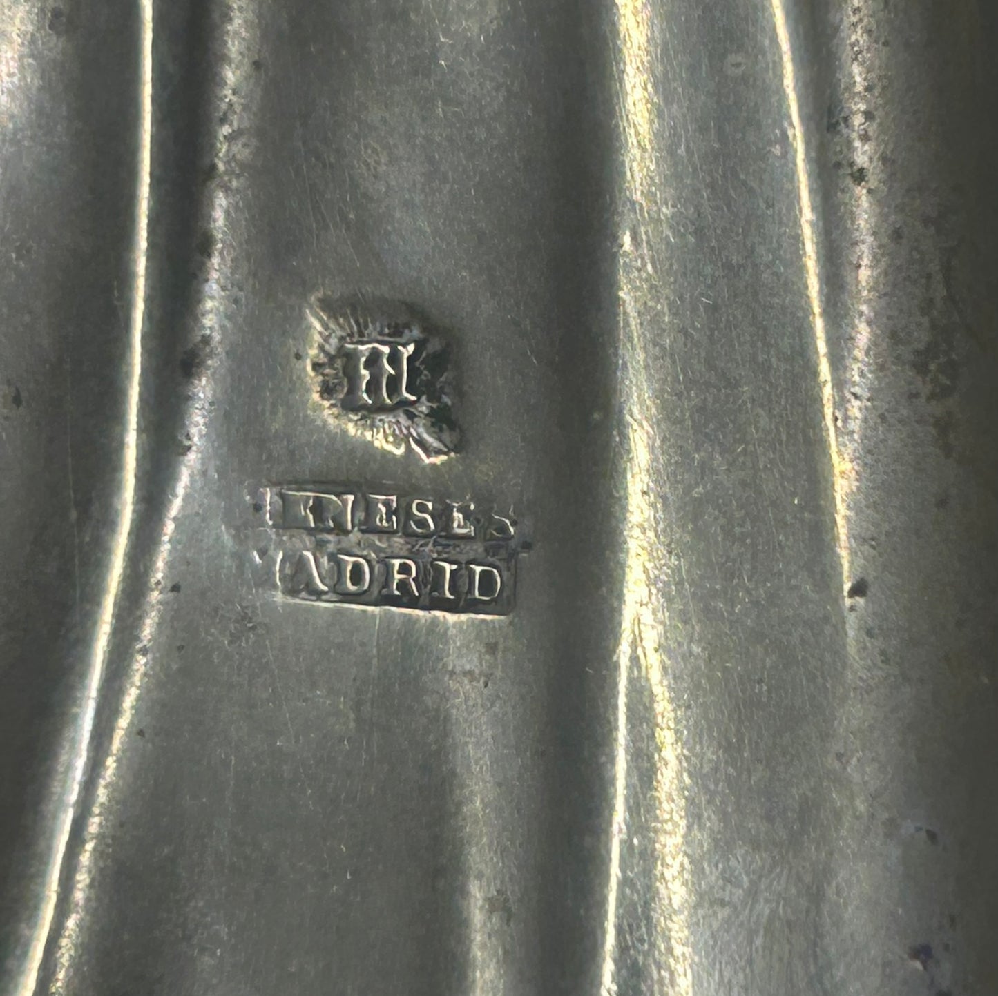 ART NOVEAU TRAY MENESES SILVER PLATE