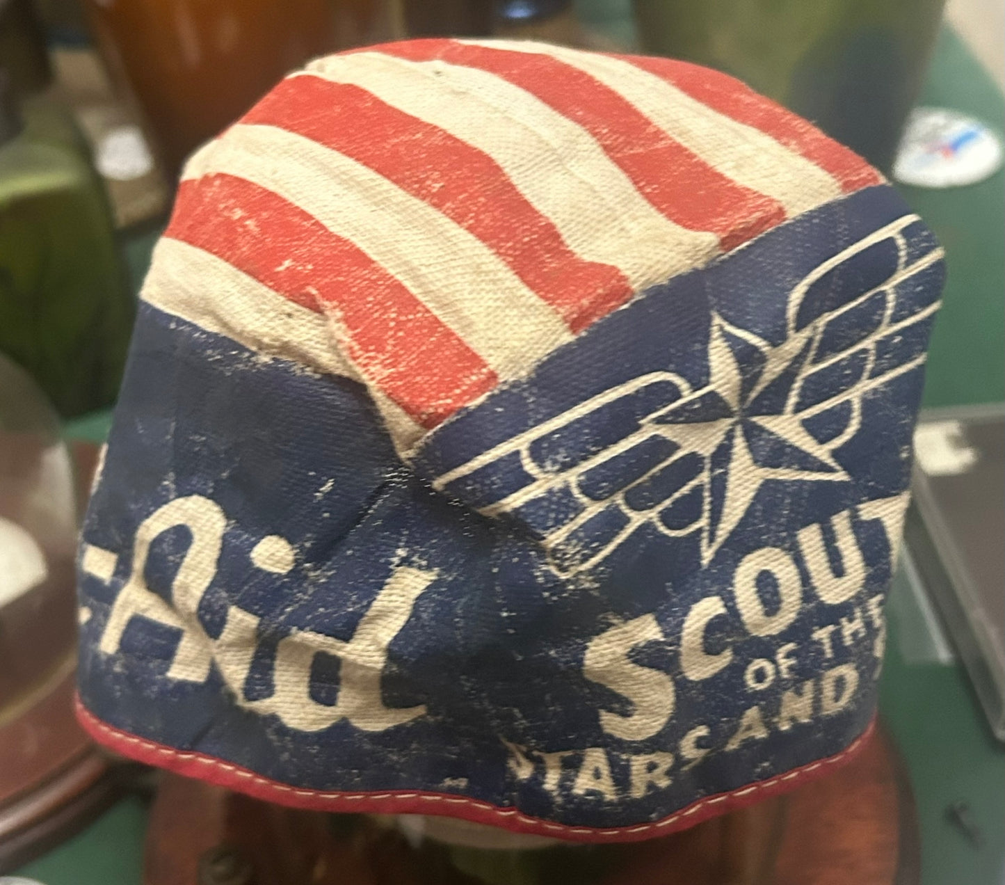 KOOL AID DRINK SCOUTS ADVERTISING PATRIOTIC HAT