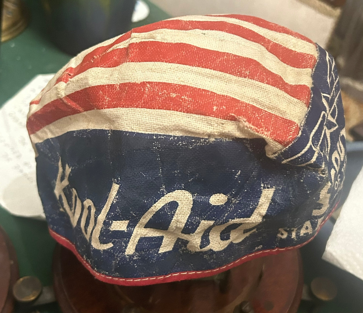KOOL AID DRINK SCOUTS ADVERTISING PATRIOTIC HAT