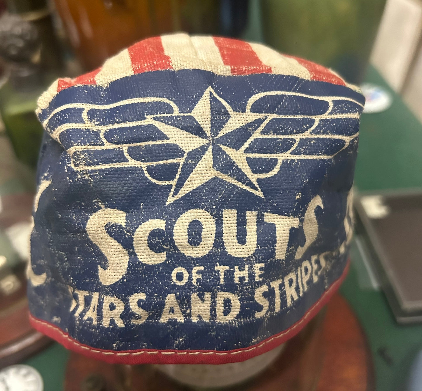 KOOL AID DRINK SCOUTS ADVERTISING PATRIOTIC HAT