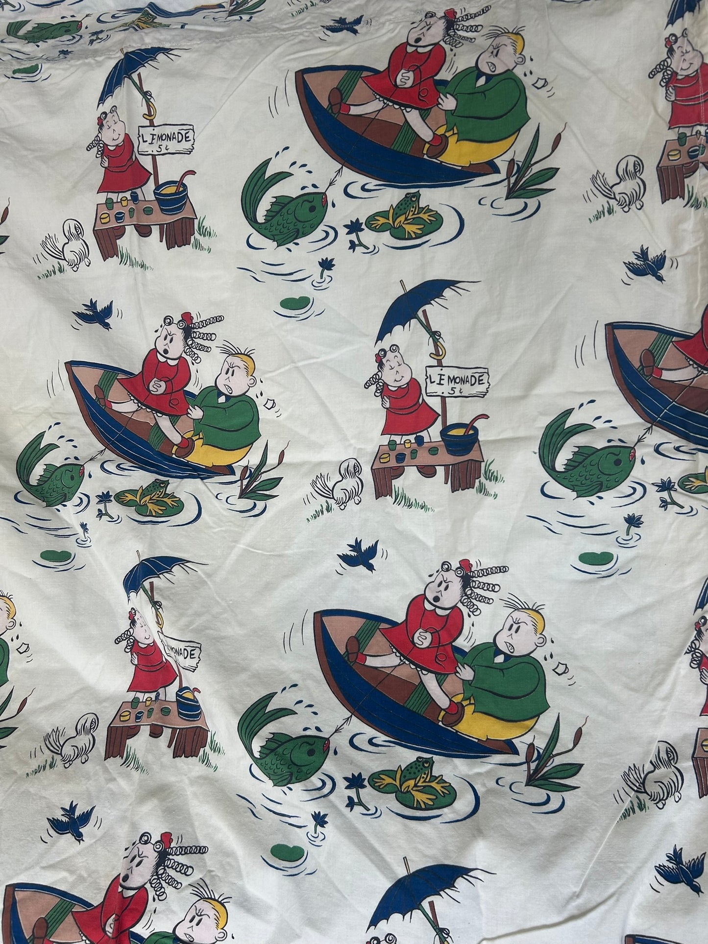 LITTLE LULU COMIC CHARACTER DESIGN CURTAINS