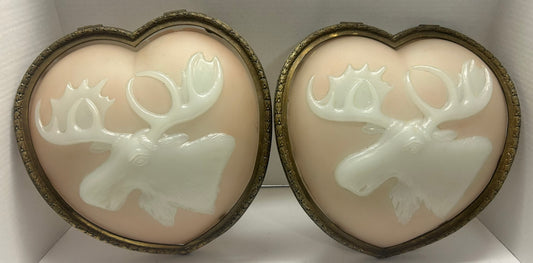 PHOENIX GLASS MOOSE HEAD  WALL LIGHTS FOR EARLY ORDER OF MOOSE