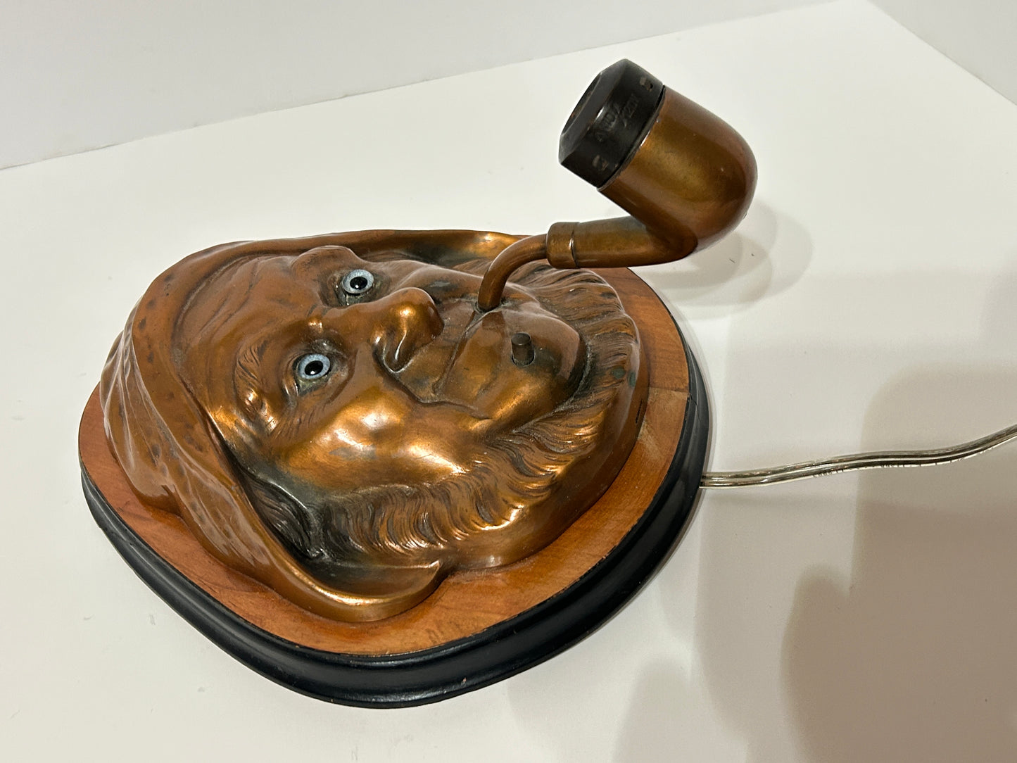 CIGAR LIGHTER SHAPED LIKE FIGURAL FISHERMAN 1930'S HANGING