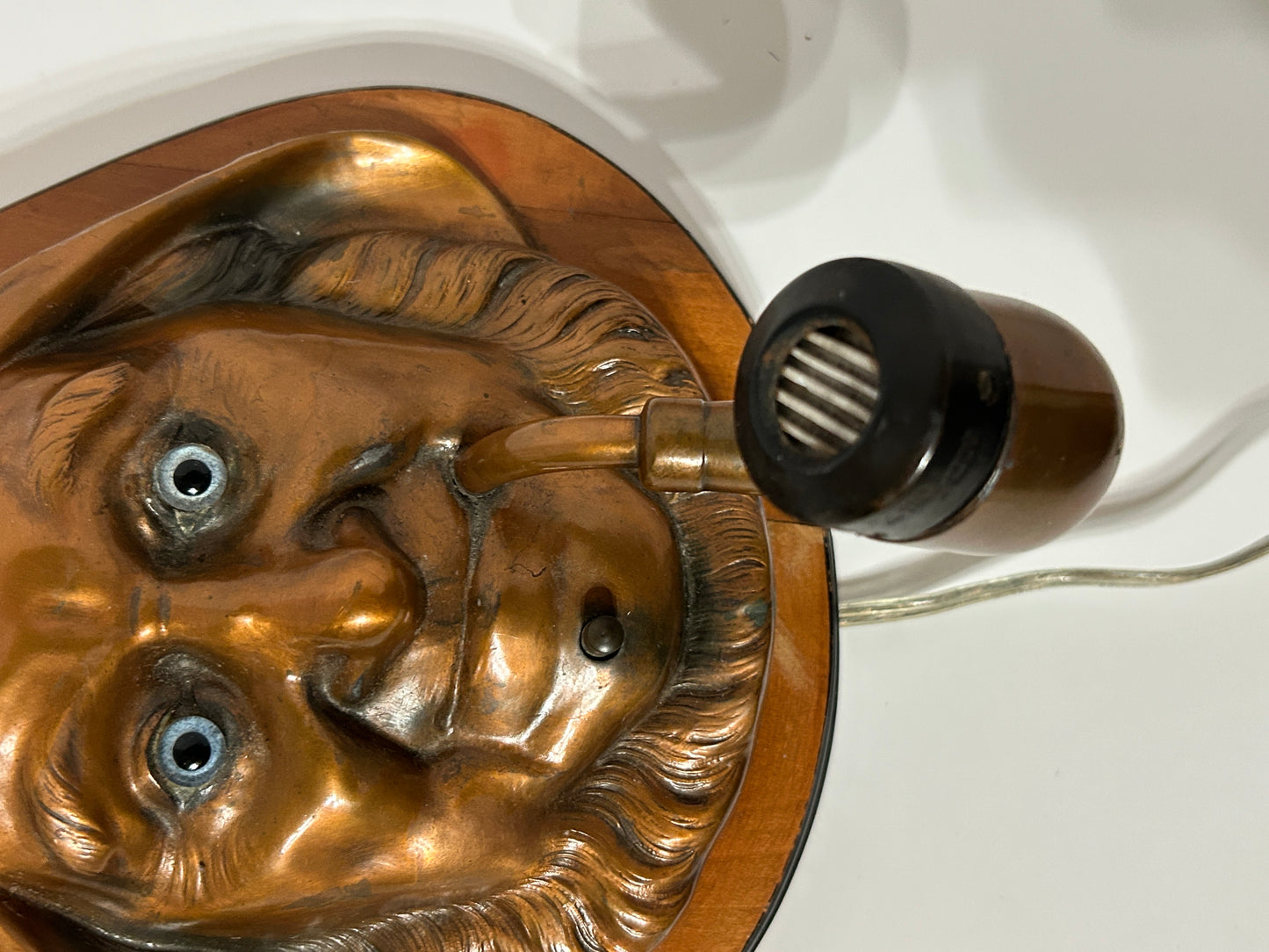 CIGAR LIGHTER SHAPED LIKE FIGURAL FISHERMAN 1930'S HANGING