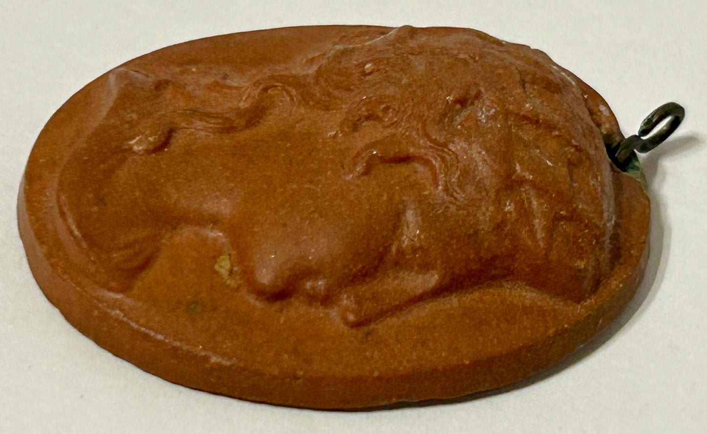 ANTIQUE CAMEO MADE OF LAVA STONE