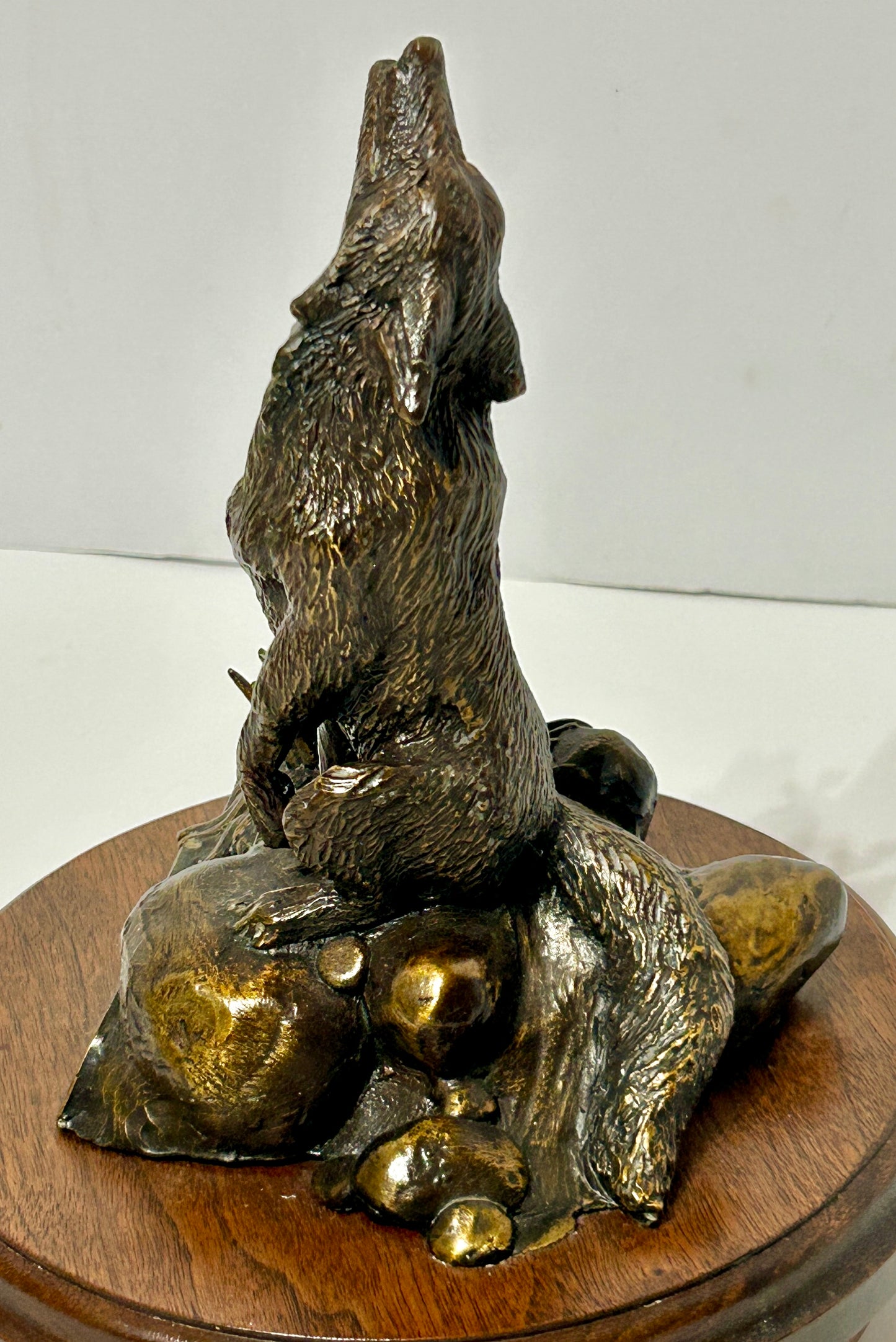 NEBRASKA ARTIST THOMAS PALMERTON 1932-2015 "DISTANT LOVE SONG" BRONZE