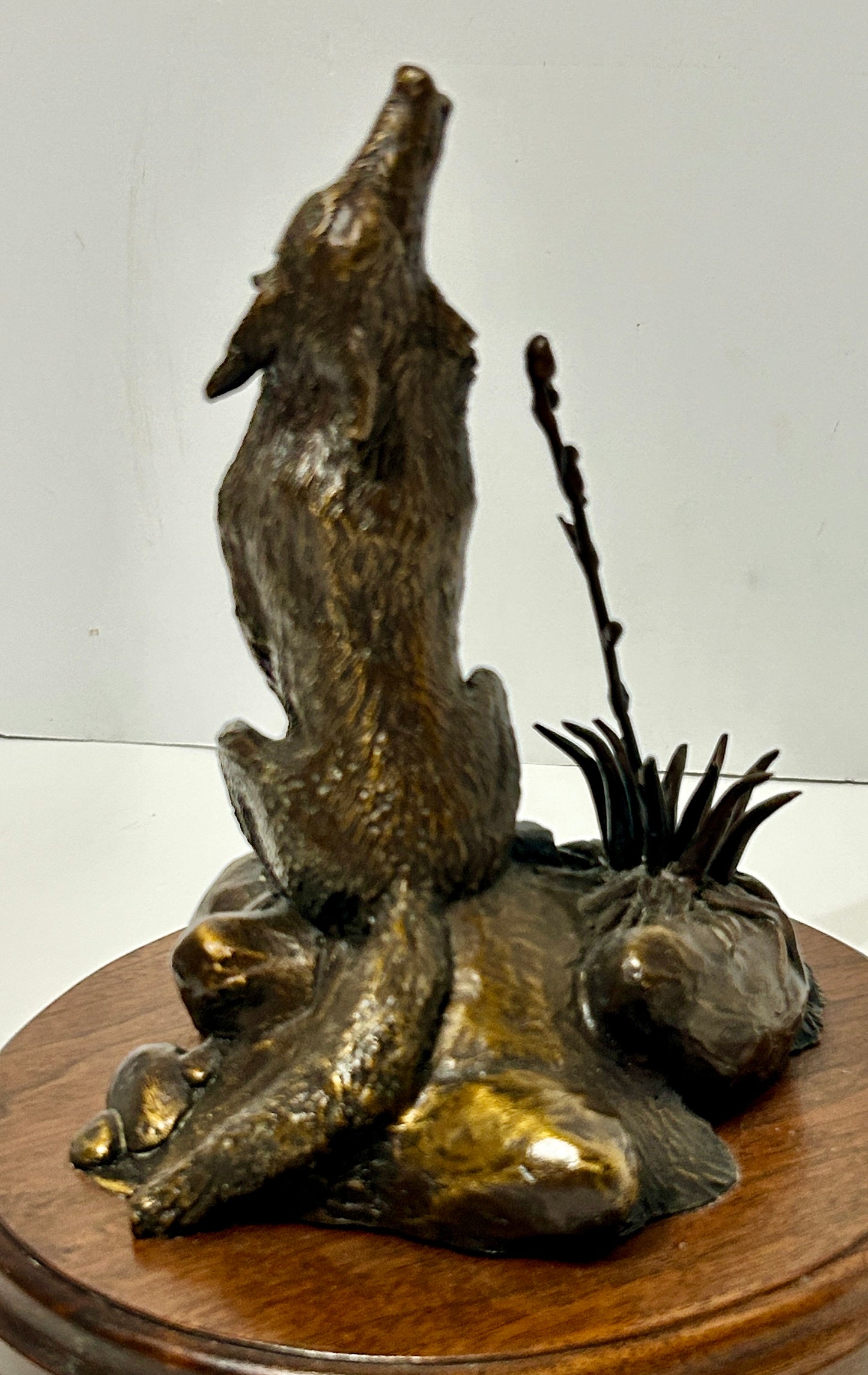 NEBRASKA ARTIST THOMAS PALMERTON 1932-2015 "DISTANT LOVE SONG" BRONZE