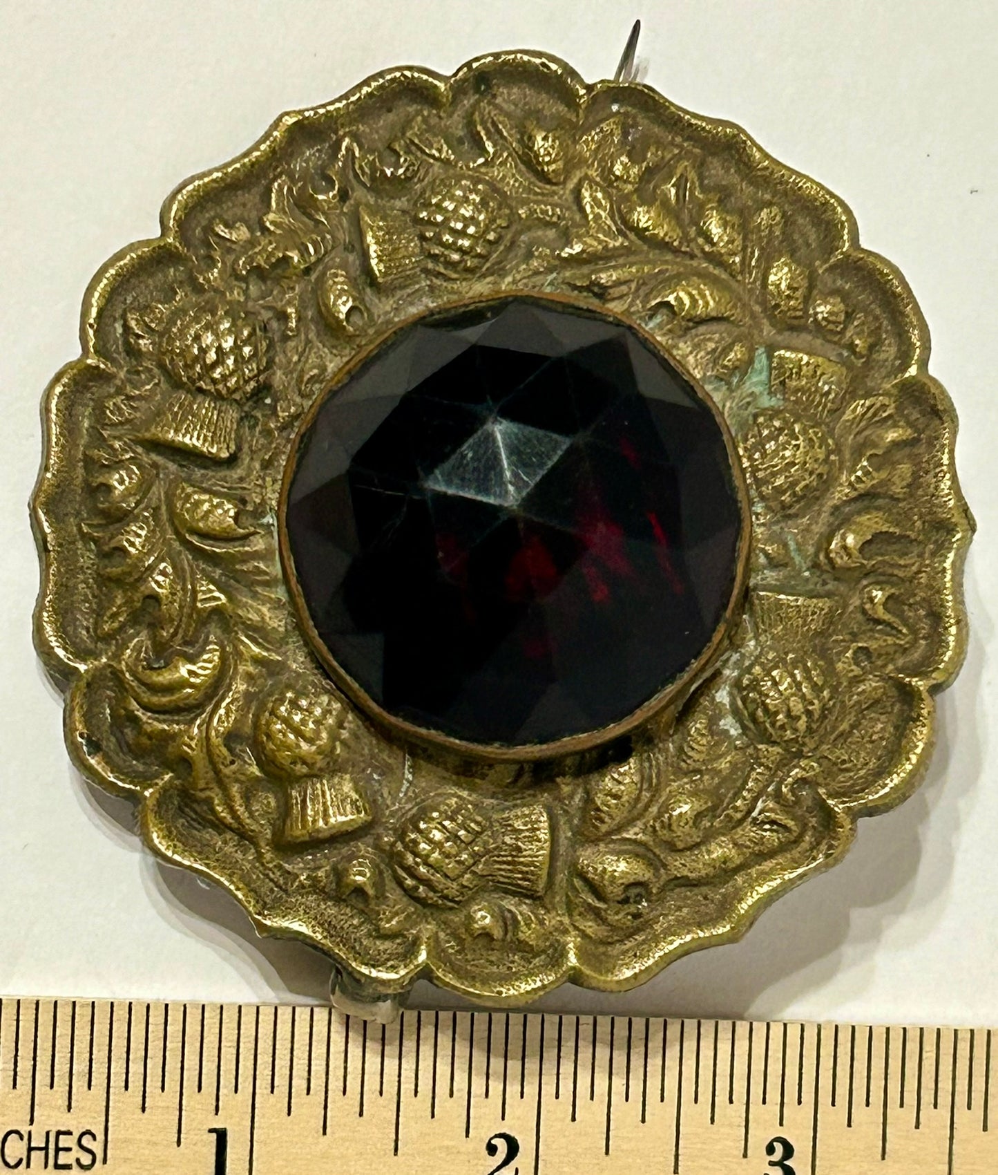 SCOTTISH LARGE ANTIQUE KILT PIN