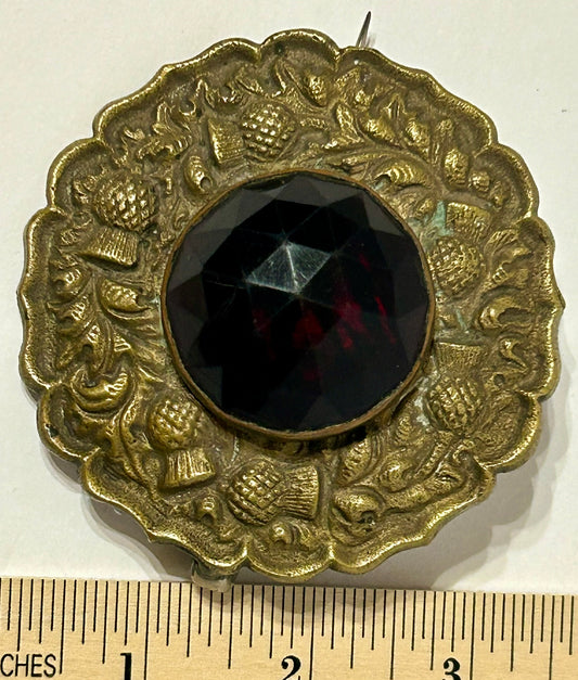 SCOTTISH LARGE ANTIQUE KILT PIN