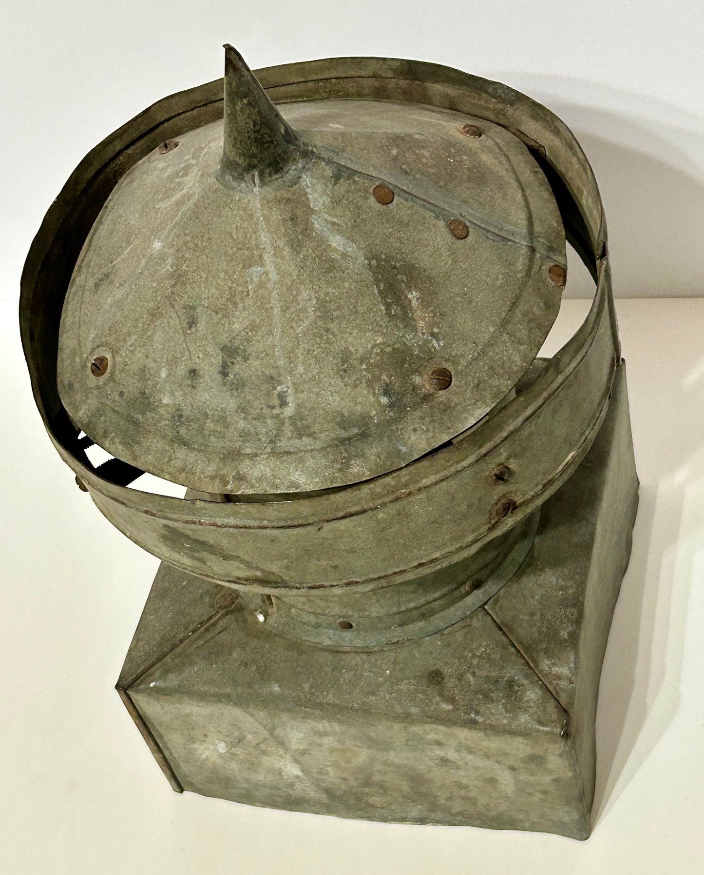 ANTIQUE SALESMAN SAMPLE TIN ROOF CUPOLA