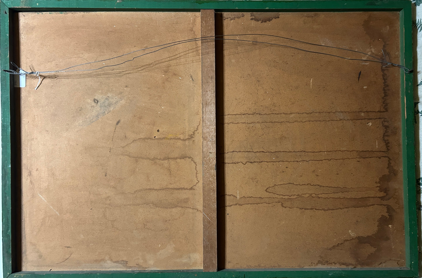 GILT EDGE PAINT AND VARNISH ANTIQUE WOOD SIGN