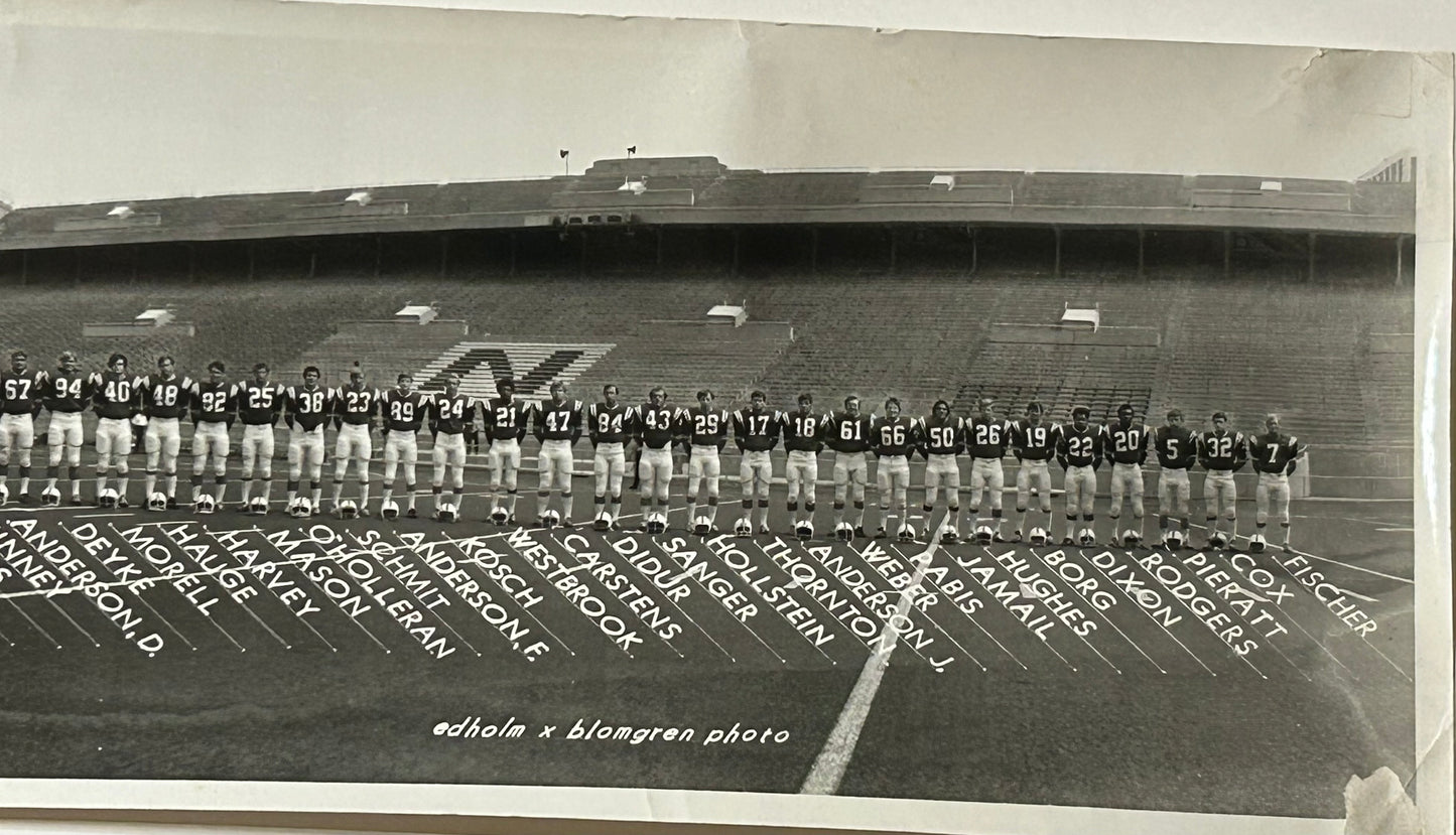 NEBRASKA CORNHUSKERS 1971 TEAM PHOTO