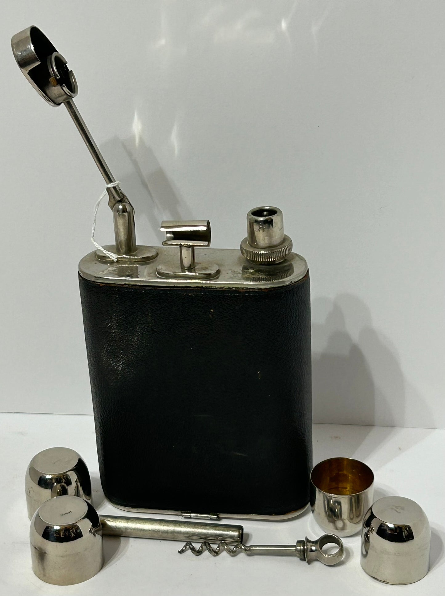 ANTIQUE FLASK SHAPED LIKE CIGARETTE LIGHTER