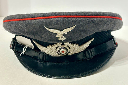 WWII GERMAN LUFTWAFFE NCO/ENLISTED VISOR HAT