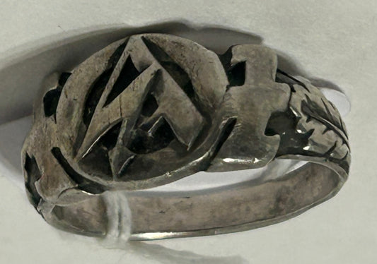 WWII GERMAN SA DESIGN ELITE NAZI DIVISION RING