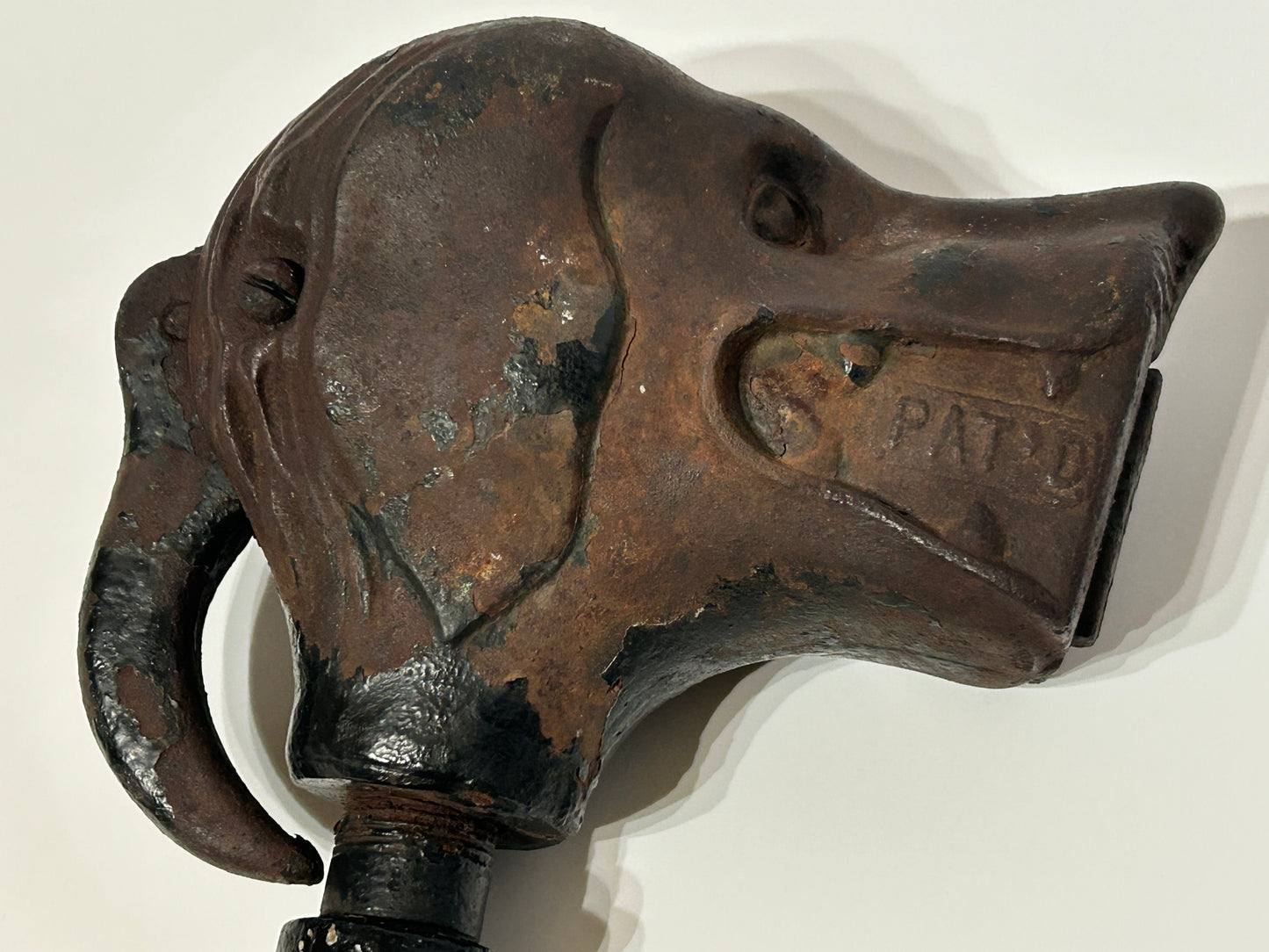 FIGURAL DOG CAST IRON ANTIQUE LAWN SPRINKLER