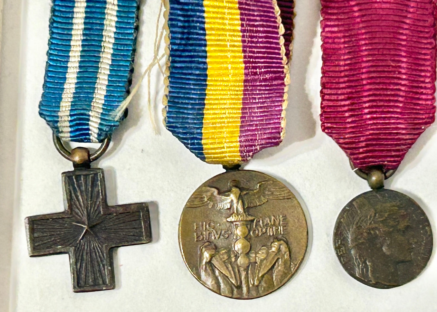 WORLD WAR II ERA ITALIAN BLACK SHIRTS THREE MEDALS