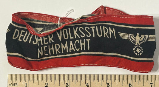 WWII GERMAN NATIONAL MILITIA ARM BAND