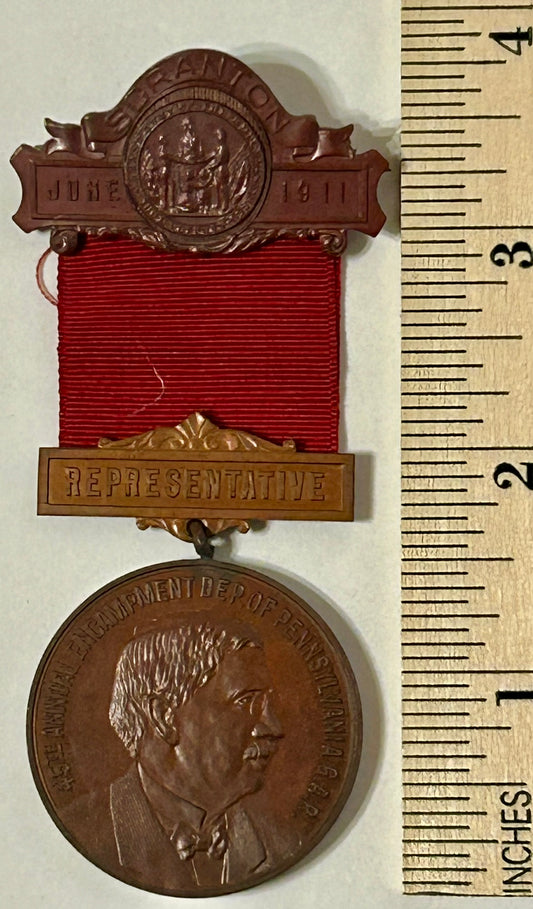 CIVIL WAR PENNSYLVANIA VETERAN 1911 BADGE