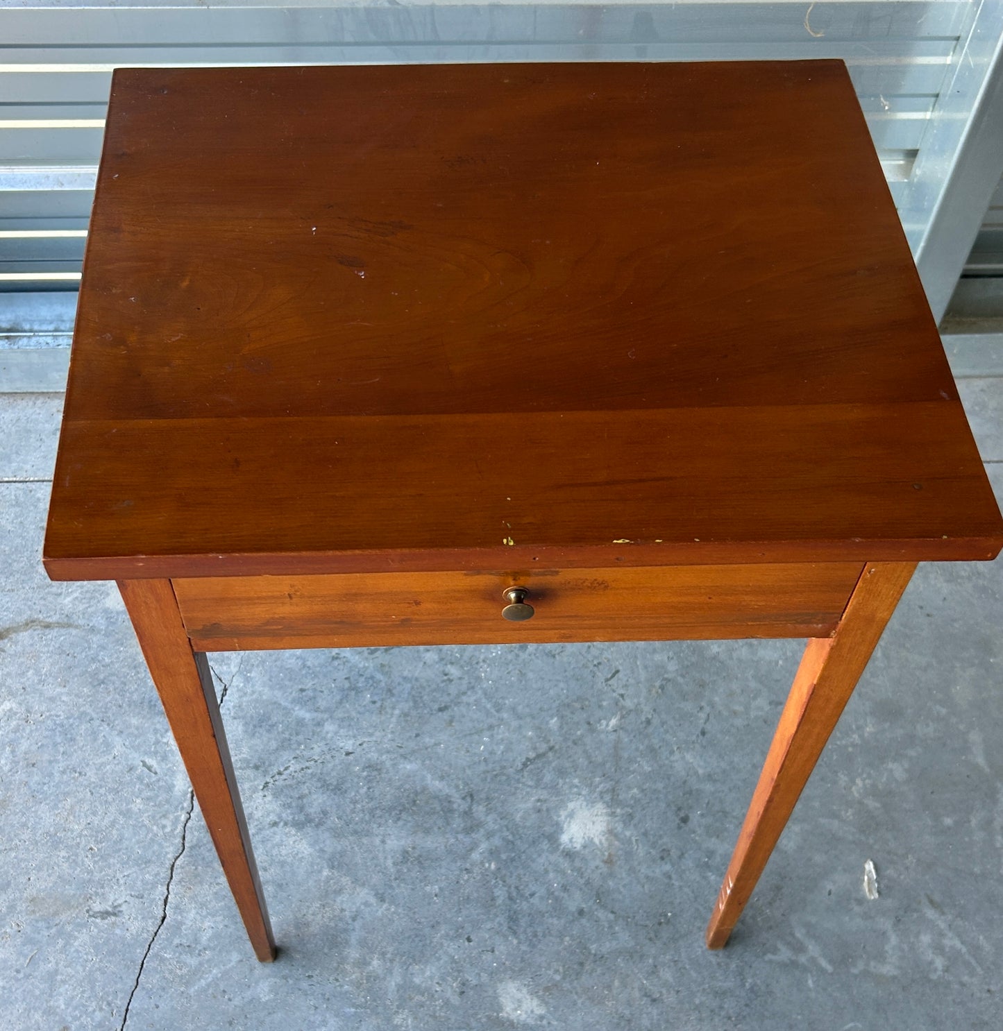 EARLY PINE 1800'S ONE DRAWER STAND