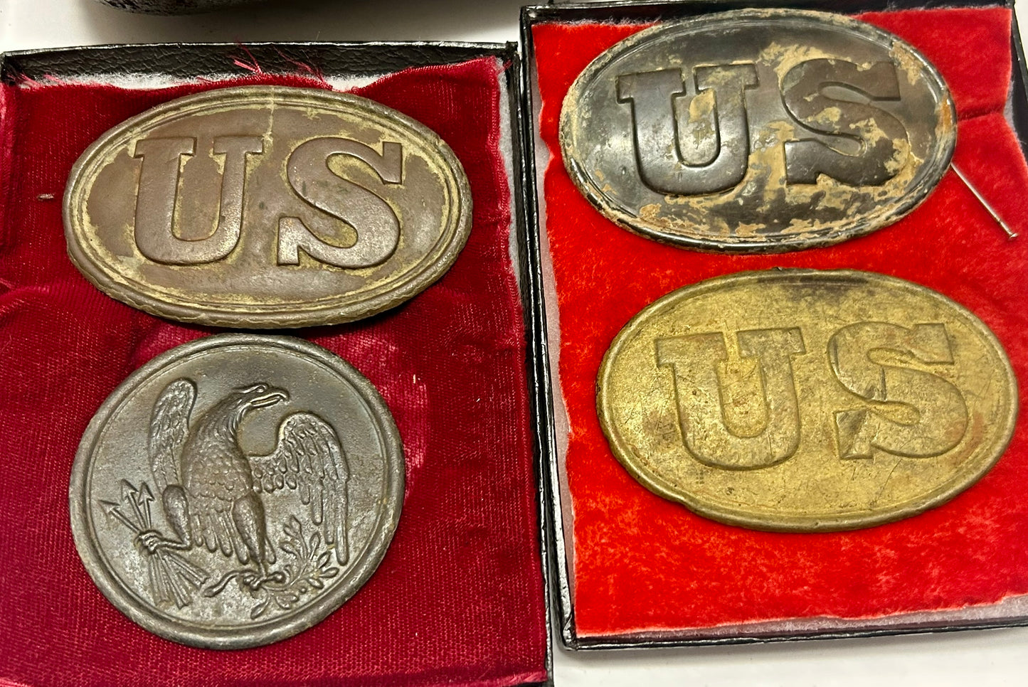 CIVIL WAR ANTIQUE ARTILLERY ORDINANCE, BUCKLES, AND BUTTONS COLLECTION FOR SALE