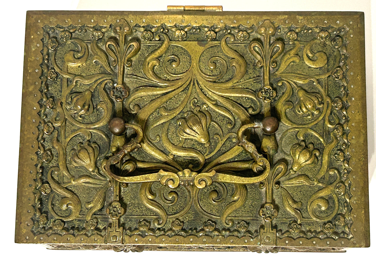 ERHARD & SOHNE BRONZE ART NOVEAU BOX