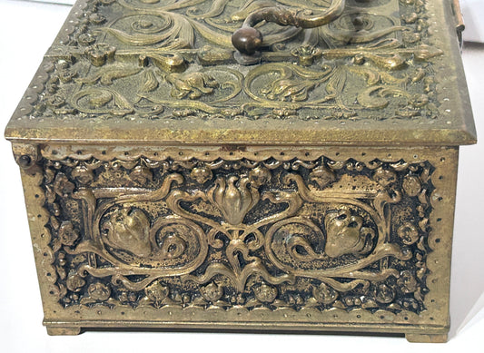 ERHARD & SOHNE BRONZE ART NOVEAU BOX