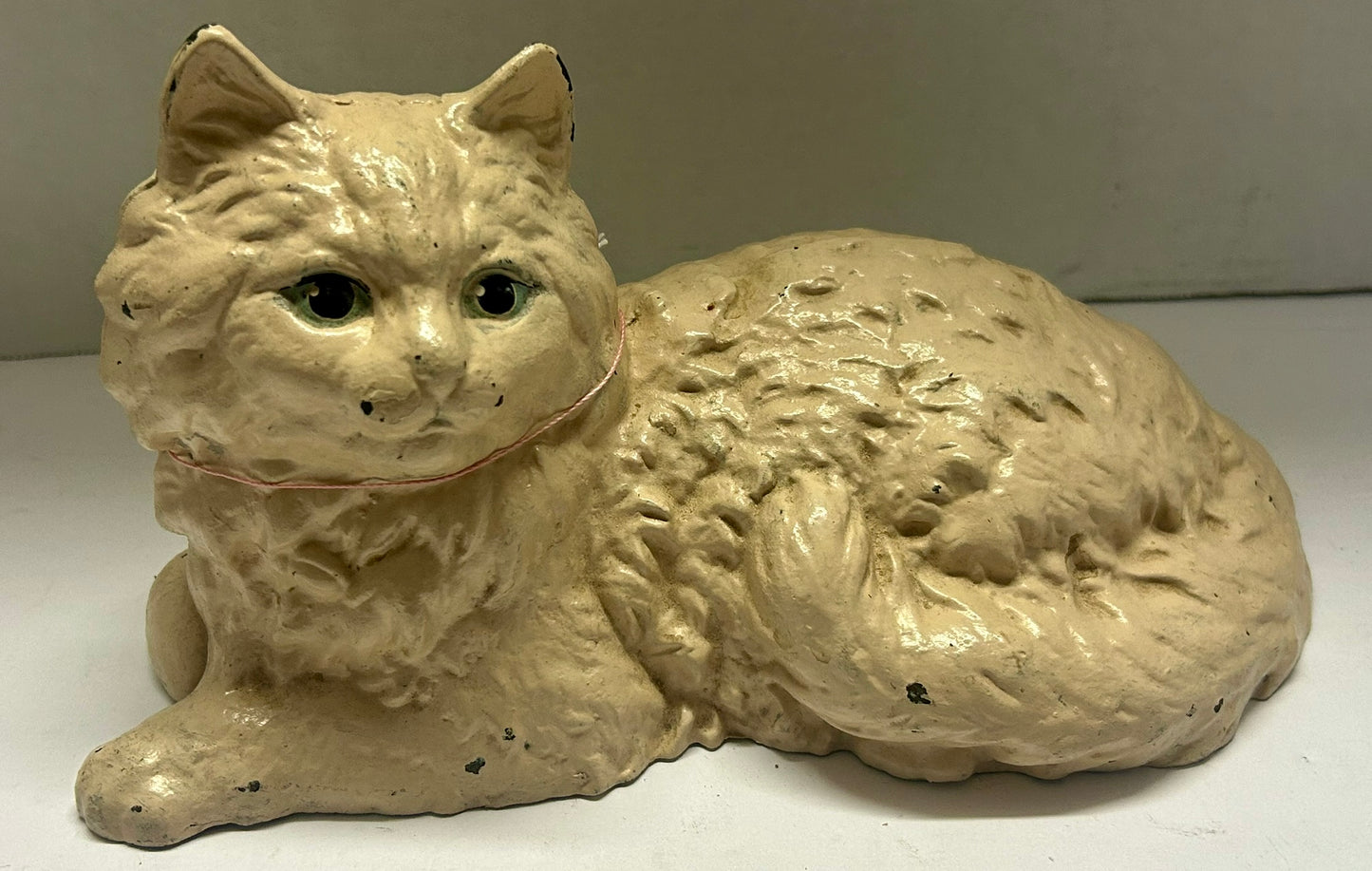 CAST IRON CAT DOORSTOP ANTIQUE BY HUBLEY