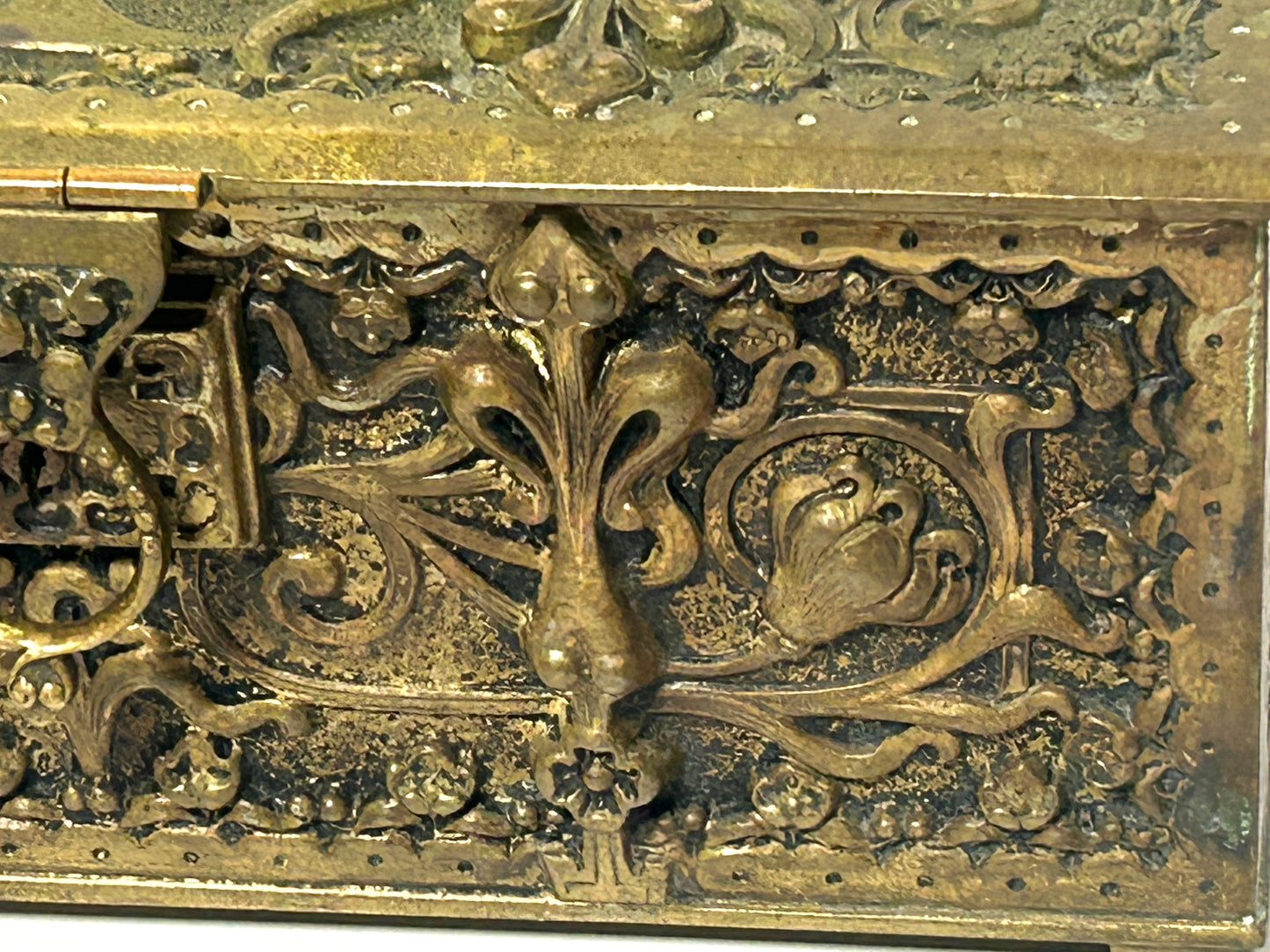 ERHARD & SOHNE BRONZE ART NOVEAU BOX