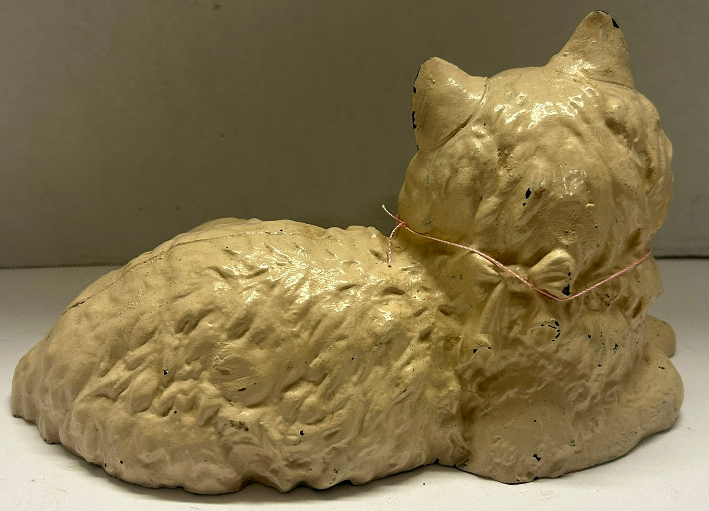 CAST IRON CAT DOORSTOP ANTIQUE BY HUBLEY