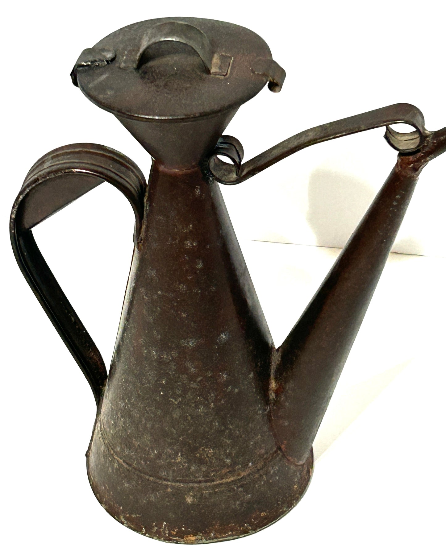 TIN ANTIQUE OIL PITCHER